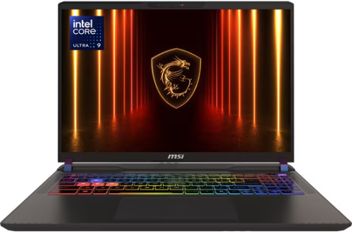 MSI Vector 16" QHD+ 240Hz Gaming Laptop, Intel Core Ultra 9, RTX 5080, 32GB RAM, 2TB SSD