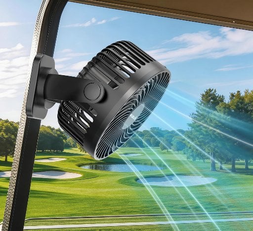 Magnetic Golf Cart Fan Deal