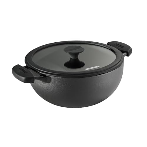 Tramontina Utsava Pre-Seasoned Cast Iron 4.9-Quart Kadai with Lid Deal