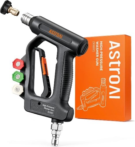 AstroAI Pressure Washer Gun w/ 3/8" Quick Connect Inlet & 1/4" Outlet, 4060 PSI Deal