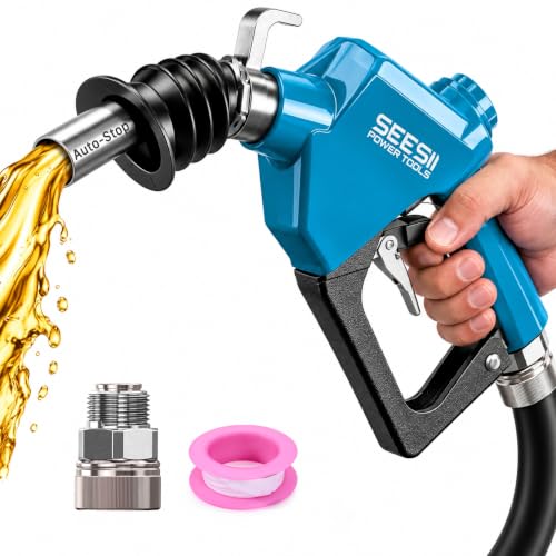 SEESII 3/4" NPT Automatic Fuel Nozzle with Auto Shut-Off, 16 GPM Max Flow
