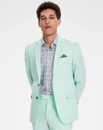 Nick Graham Men's Slim Fit Stretch Suits 2-Piece