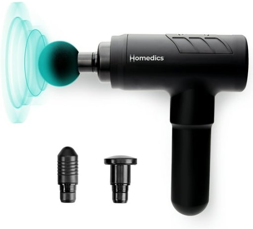 Homedics Rechargeable Therapist Select Percussion Deep Tissue Massage Gun