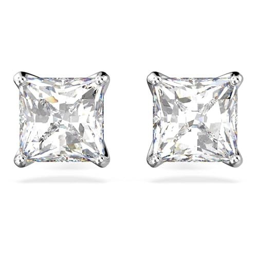 Swarovski Attract Square Stud Pierced Earrings with Clear Crystals Deal