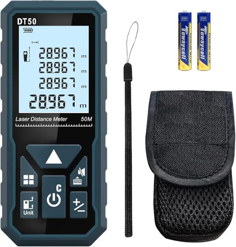 HANMATEK Laser Distance Meter 165ft