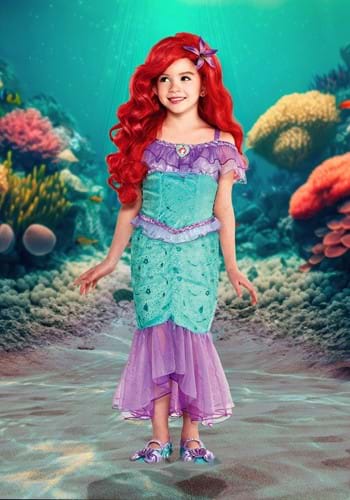 Girl's Ariel Little Mermaid Halloween Costume Deal