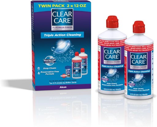 Clear Care Cleaning & Disinfecting Solution 2-Pack 12-Oz