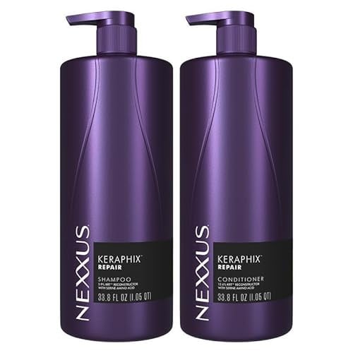 Nexxus KERAPHIX Shampoo & Conditioner 2 Pack for Damaged Hair Repair 33.8 Fl Oz Deal
