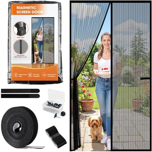 Magnetic Mesh Screen Door Deal