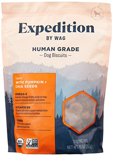 Wag Expedition Organic Dog Biscuits Pumpkin & Chia Seed