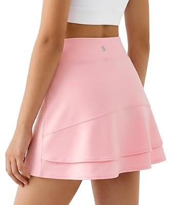 Girls Ruffle Tennis Skorts with Built-in Shorts Deal
