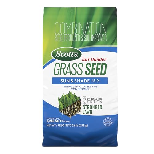 Scotts Turf Builder Grass Seed Sun & Shade Mix 5.6-Lb