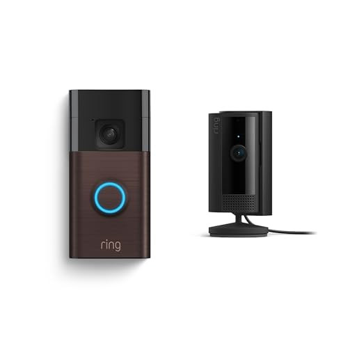 Ring Battery Doorbell with Ring Indoor Cam 2nd Gen