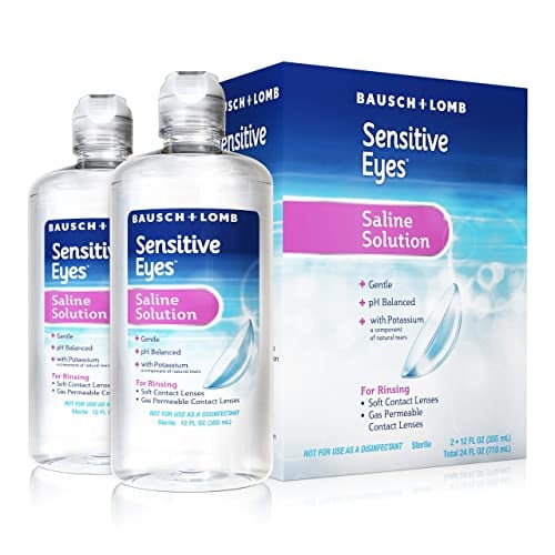 Bausch + Lomb Sensitive Eyes Saline Solution 2-Pack Deal