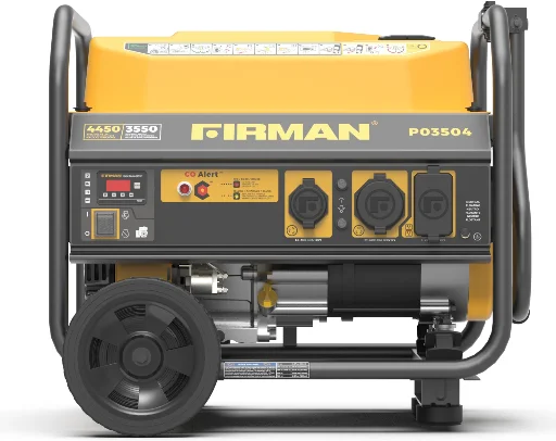 Certified Refurbished Firman 4450W Gas Portable Generator w/ CO Alert Deal