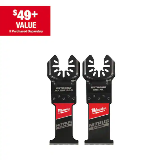 Milwaukee Nitrus Carbide Extreme Materials Blade 2-Pack