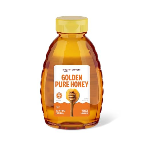 Amazon Grocery Golden Pure Honey 16-Oz, x4