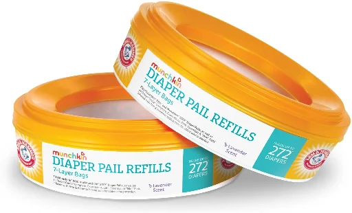 Munchkin Arm & Hammer Diaper Pail Refill Rings, 2 Pack