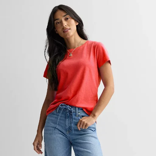 Sonoma Goods For Life Women's Everyday Short-Sleeve Crew Tee