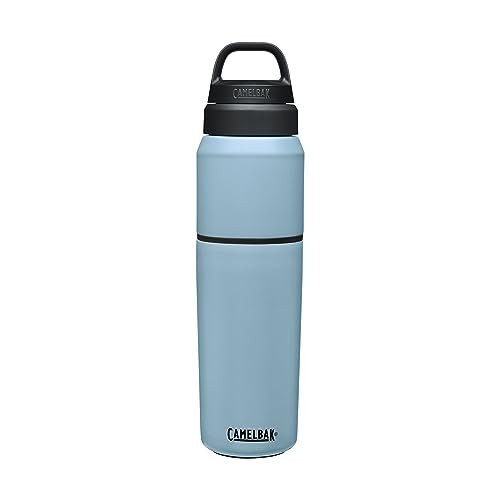 CamelBak MultiBev 22-Oz Vacuum Insulated Stainless Steel Water Bottle & Travel Cup (Dusk Blue)