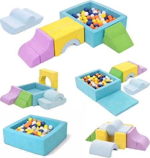 Foam Climbing Blocks for Toddlers 30 x 28in Square Ball Pit
