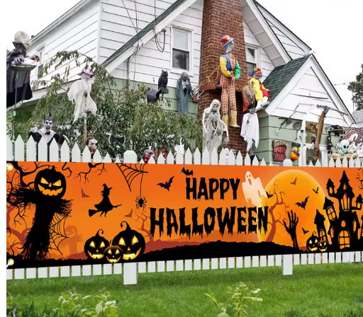Happy Halloween Outdoor Banner