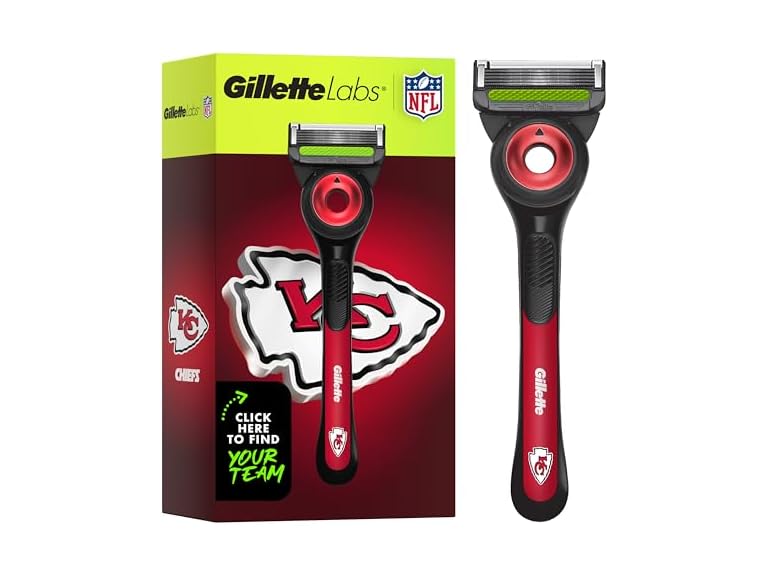 Gillette Labs Special NFL Chiefs Edition Shaving Razor Deal