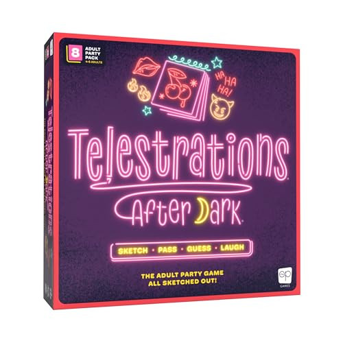 Telestrations: After Dark 8 Player 2nd Edition Board Game