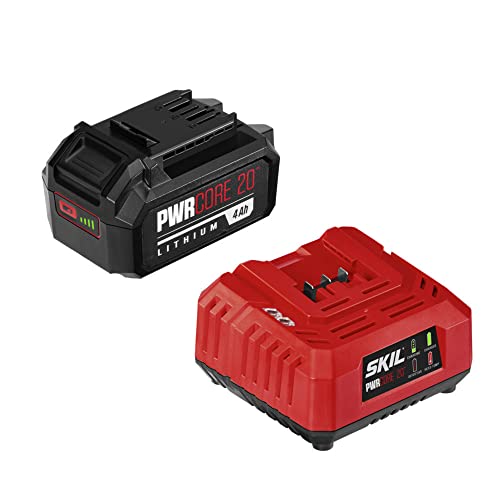 SKIL PWR CORE 20V 4.0 Ah Battery and Charger Starter Kit