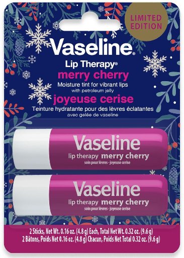 Vaseline Lip Therapy Merry Cherry 2-Count (In-Store Price)