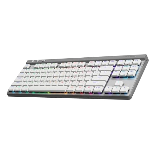 Logitech G515 Lightspeed TKL Wireless Gaming Keyboard (Tactile) - White