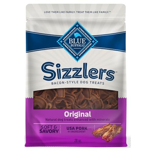 Blue Buffalo Sizzlers Bacon-Style Dog Treats w/ Real USA Pork 28-Ounce Deal