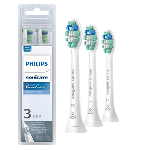 Philips Sonicare Genuine C2 Optimal Plaque Control Toothbrush Heads 3-Count