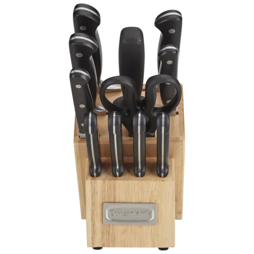 Cuisinart 12-Piece Classic Triple Rivet Knife Set with Wood Block