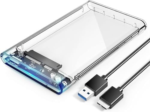 ORICO 2.5'' Clear Hard Drive Enclosure USB 3.0 to SATA III