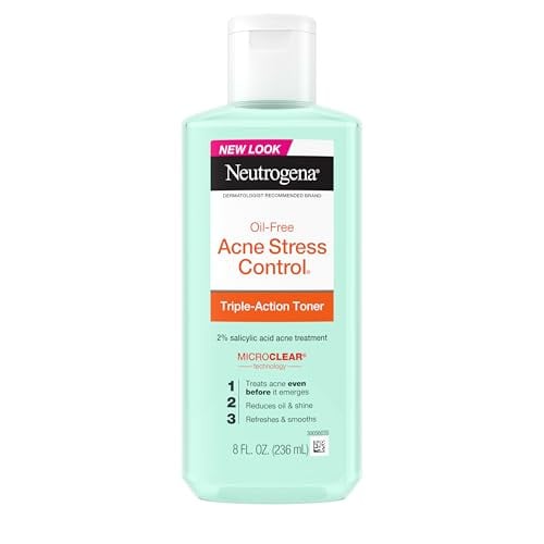 Neutrogena Oil-Free Acne Stress Control Triple-Action Toner 8-Oz