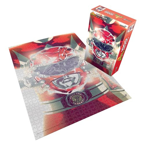 Super7 Mighty Morphin Power Rangers Puzzle (Red Ranger) 1,000-Piece