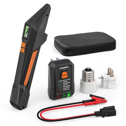Focemta Circuit Breaker Finder & Outlet Tester NCV Detection 90-135V AC