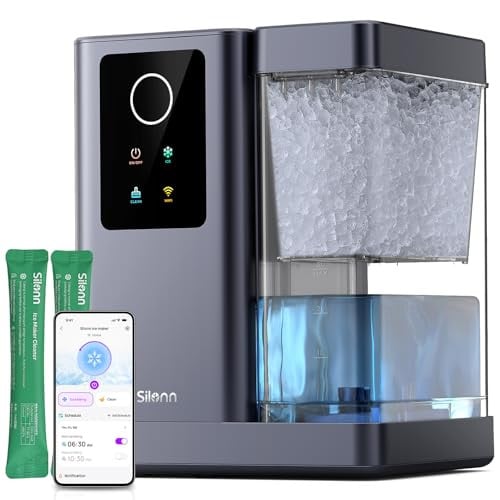 Silonn Nugget Ice Maker Countertop with App & Voice Control