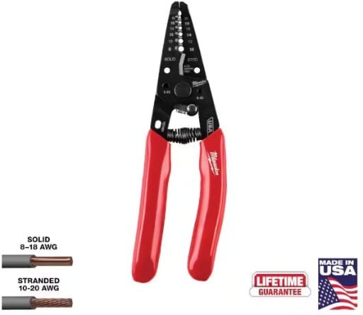 Milwaukee 8-20 AWG Dipped Grip Wire Stripper & Cutter Deal