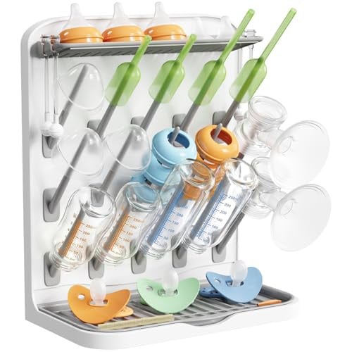 Lifewit Baby Bottle Drying Rack with 15 Hooks Deal