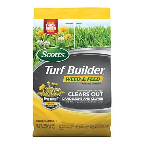 Scotts Turf Builder Weed and Feed5 - Weed Killer Plus Lawn Fertilizer, 33.95 lb. Deal