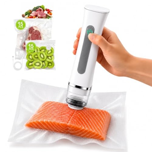 Handheld Vacuum Sealer for Food with 30 Reusable Bags Deal