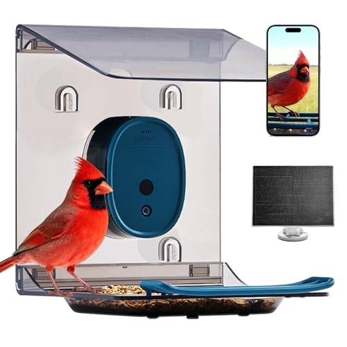 Smart Bird Feeder with Camera 2K UHD Video Solar Powered Deal