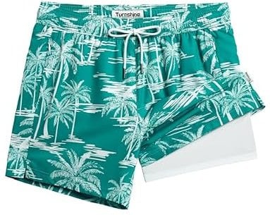 Men's Swim Trunks with Compression Liner 5" Deal