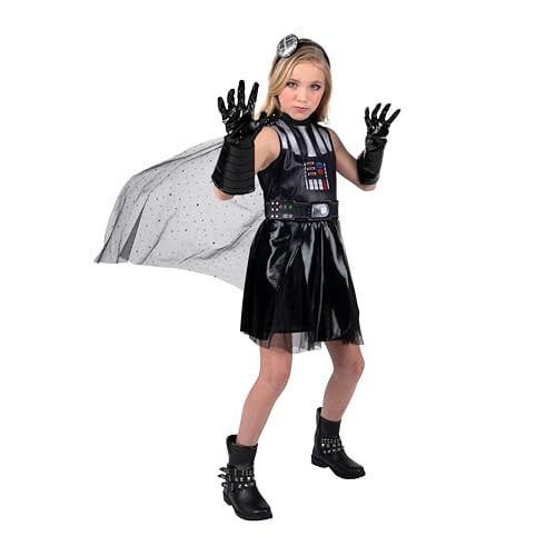 Jazwares Star Wars Kids' Darth Vader Halloween Costume Dress: Large