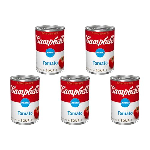Campbell's Condensed Unsalted Tomato Soup 5-Count 10.75-Oz