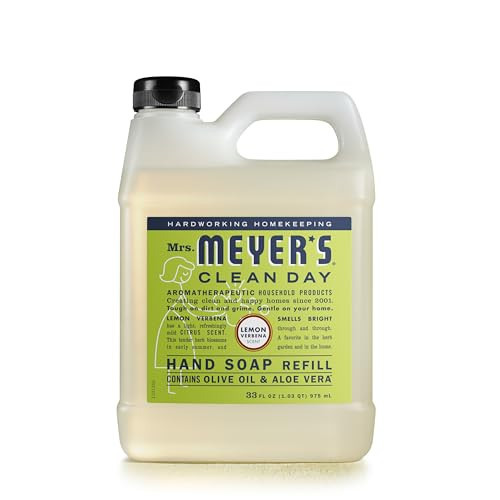 Mrs Meyer's Clean Day Liquid Hand Soap Refill (Lemon Verbena) 33 oz