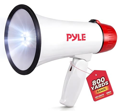 Pyle 30W Megaphone Bullhorn w/ Built-in Siren & LED Lights Deal