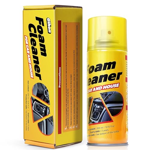 Gihen Multi-Purpose Foam Cleaner Spray for Auto Interior & Household Surfaces